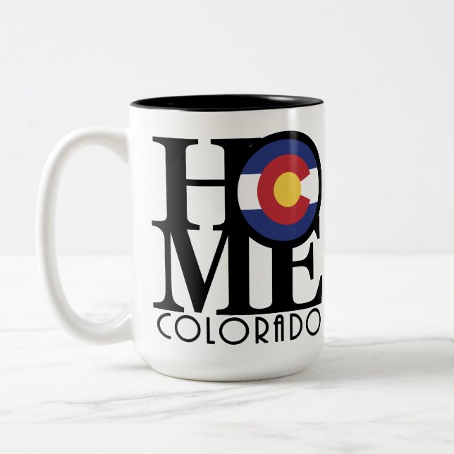 HOME Colorado 15oz Two-Tone Coffee Mug (Left)