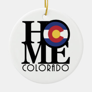 HOME Colorado Ceramic Ornament