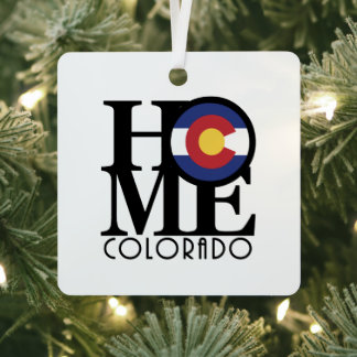 HOME Colorado Metal Ornament