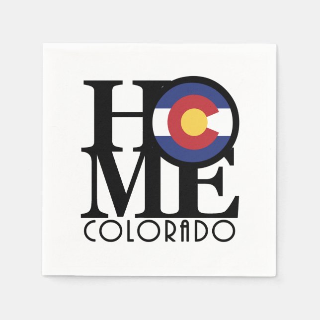 HOME Colorado Napkins (Front)