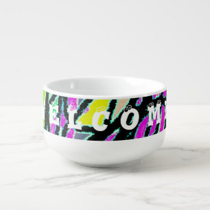 HOME COMING WELCOME ART DECOR SOUP MUG