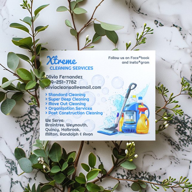 Home & Commercial Cleaning Services Flyer Template (Creator Uploaded)