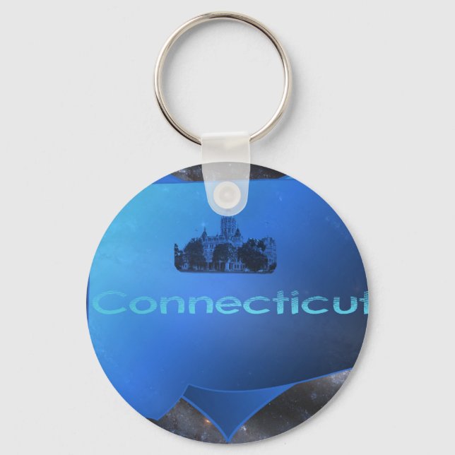 Home Connecticut Keychain (Front)