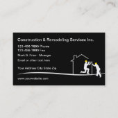 Home Construction And Remodeling Business Card (Front)
