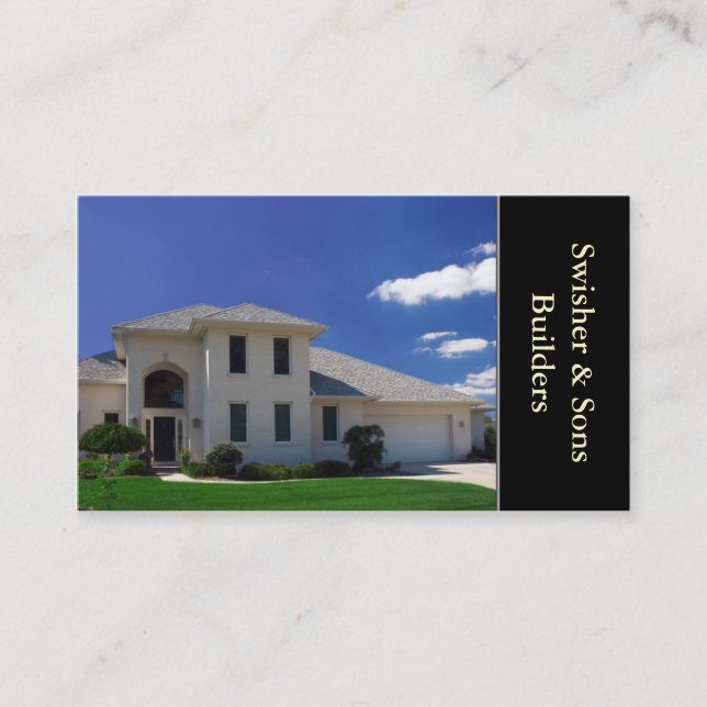 Home Construction Business Card (Front)