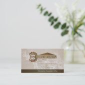 Home construction business card (Standing Front)