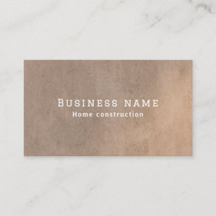 Home Construction Carpenter Wood business card