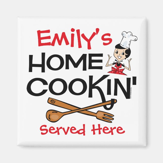 Home Cookin' Custom Magnet (Front)