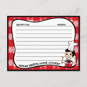 Home Cookin' Recipe Cards