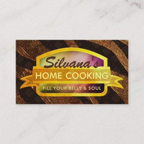Home Cooking Slogans Business Cards