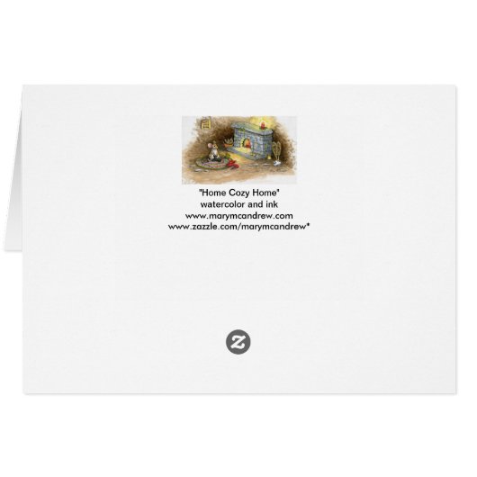 Home Cozy Home-Snowshoe Mouse (Back Horizontal)