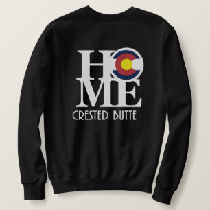 HOME Crested Butte (back print) Sweatshirt