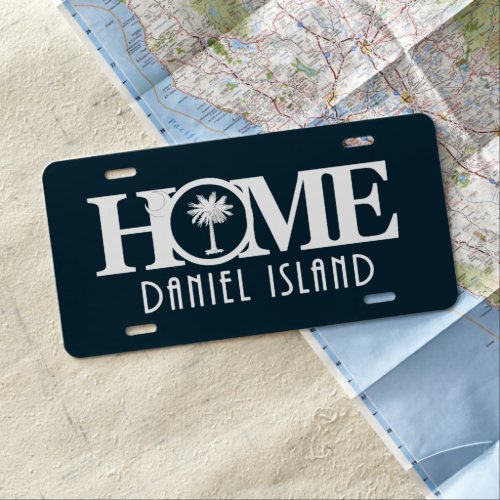 HOME Daniel Island South Carolina License Plate