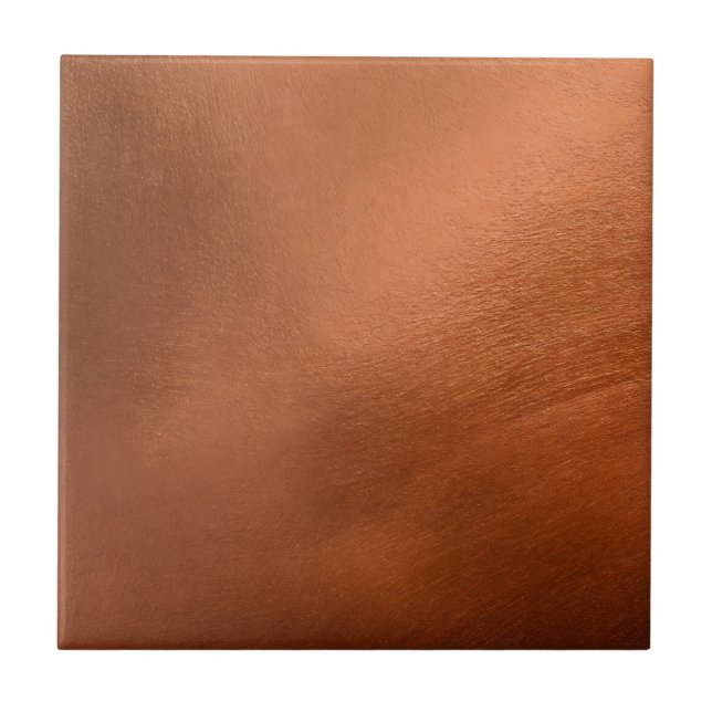 Home Decor Accents Copper Paint Ceramic Tile (Front)