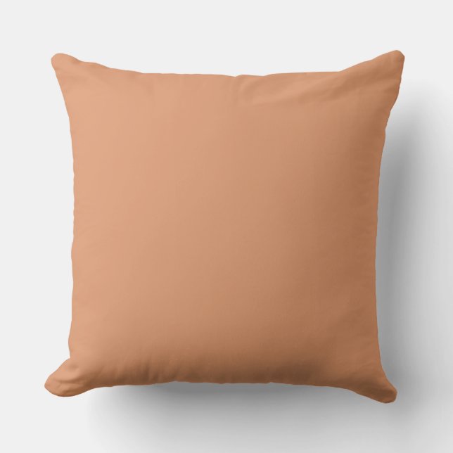 Home Decor Accents Dusky Apricot Throw Pillow (Front)