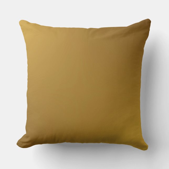 Home Decor Accents Metallic Gold Throw Pillow (Front)