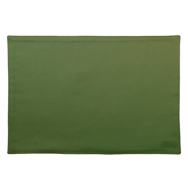 Home Decor Accents Olive Green Fade Placemat (Front)