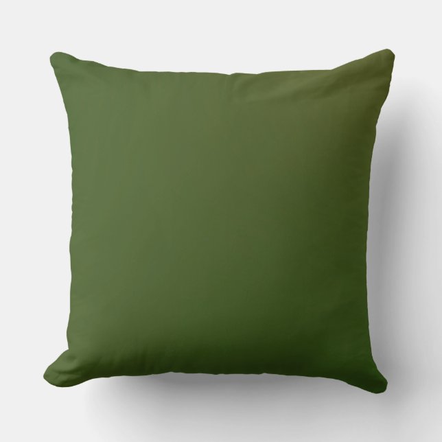 Home Decor Accents Olive Green Fade Throw Pillow (Front)