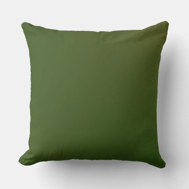 Home Decor Accents Olive Green Fade Throw Pillow (Front)