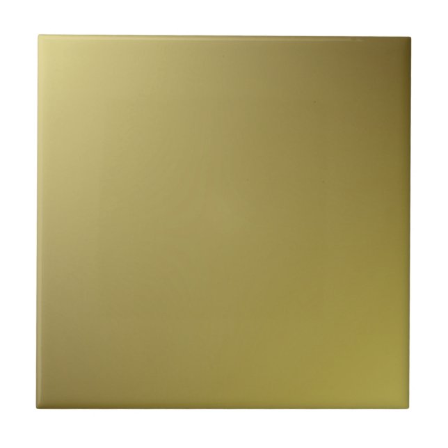 Home Decor Accents Soft Gold Ceramic Tile (Front)
