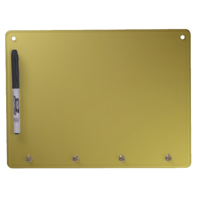 Home Decor Accents Soft Gold Dry Erase Board With Keychain Holder (Front)