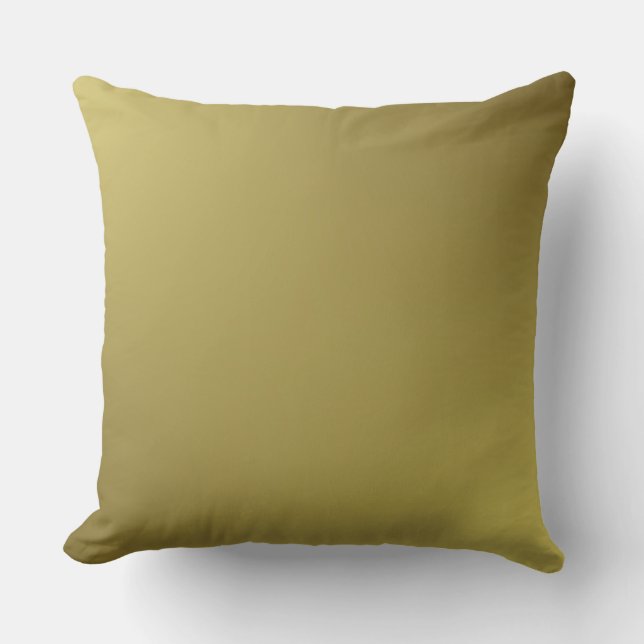 Home Decor Accents Soft Gold Throw Pillow (Front)