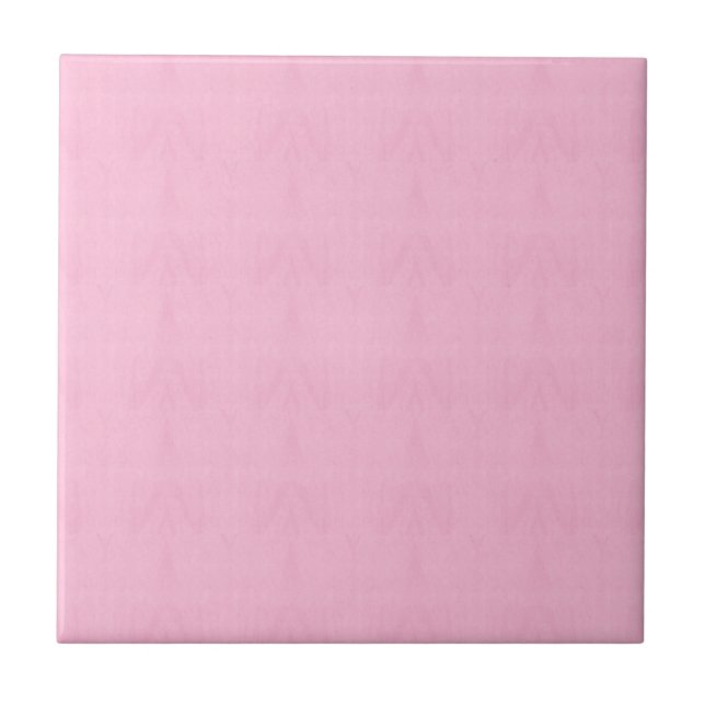 Home Decor Accents Suede Pink Ceramic Tile (Front)