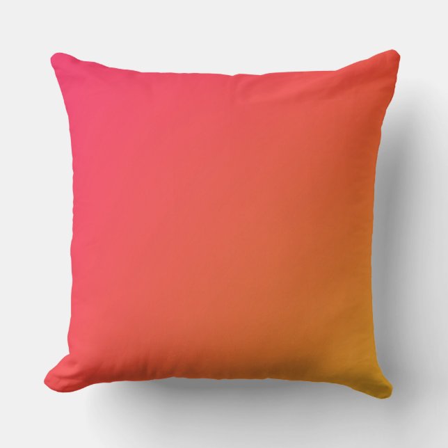 Home Decor Accents Sunrise Coral Throw Pillow (Front)