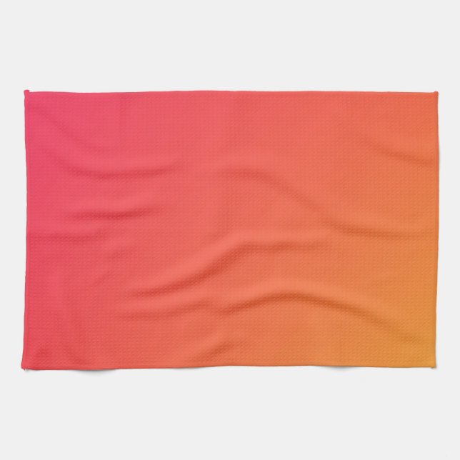 Home Decor Accents Sunrise Coral Towel (Horizontal)
