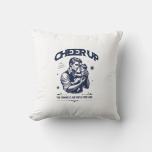 HOME DECOR DADDY CHEER UP THROW PILLOW