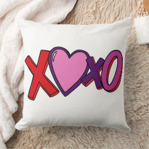home decor gift, XOXO Pillow gift,valentine gift