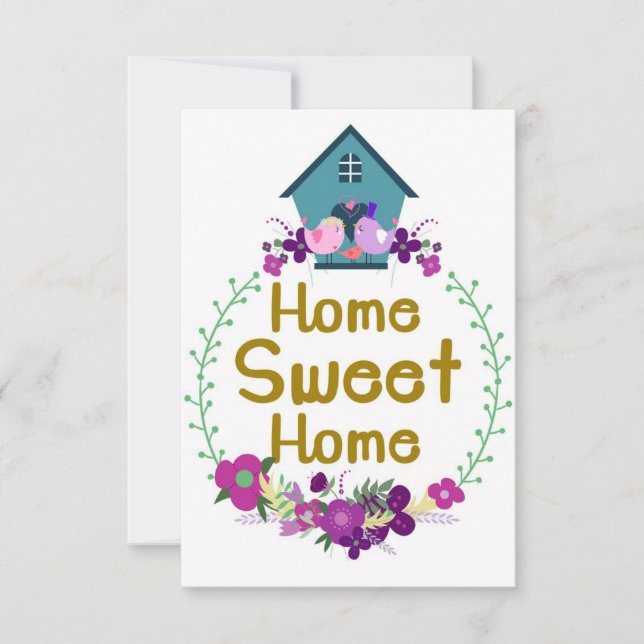 Home Decor Home Sweet Homes Thank You Card (Front)