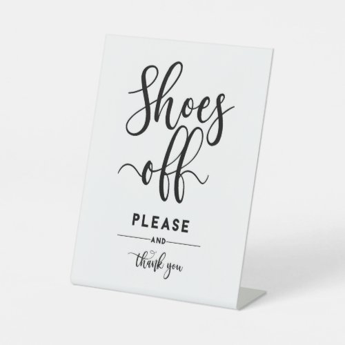 Home Decor Shoes Off Please And Thank You Pedestal Sign