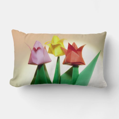 Home Decor Tulips Spring Pillow