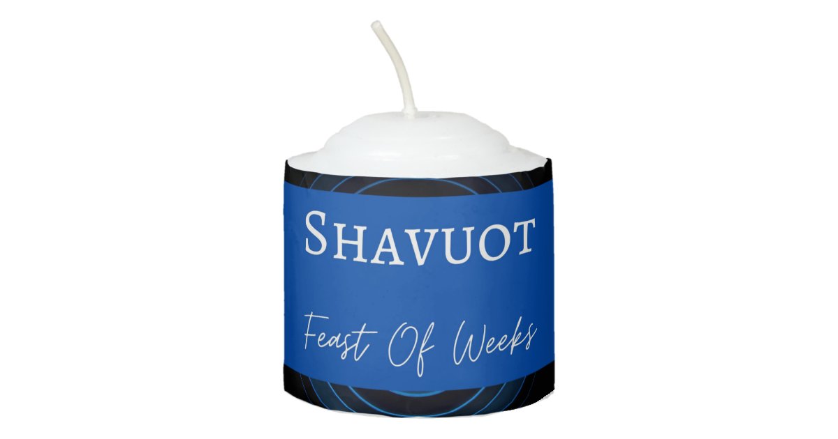 Home Decor Votive Candle Shavuot Feast Of Weeks