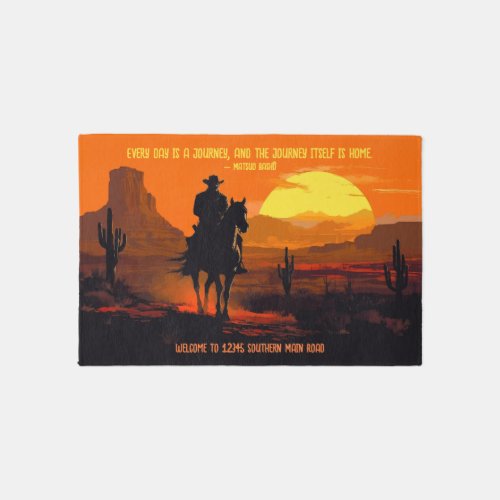 Home Decor Western Horse Entry Rug Welcome Mat
