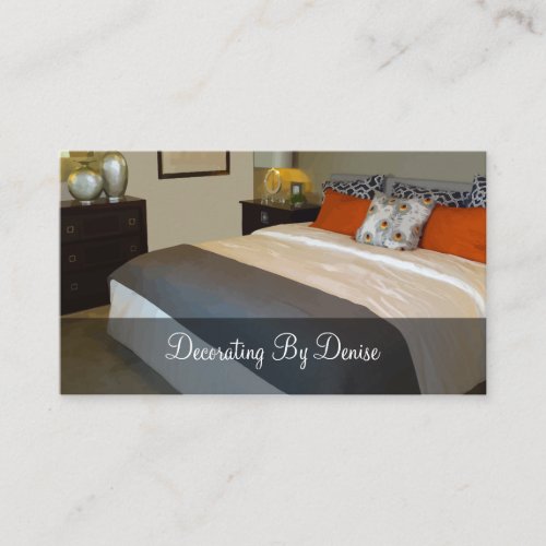 Home Decorating And Design Business Card