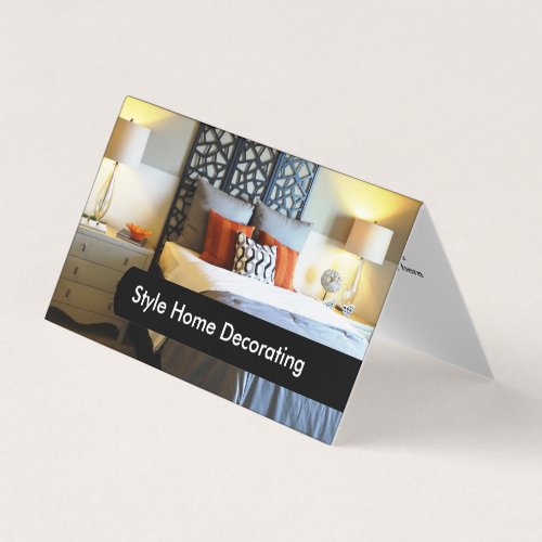 Home Decorating Professional Business Card