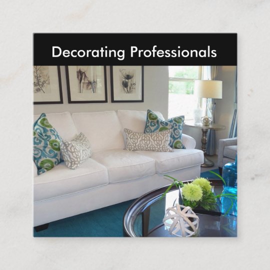 Home Decorator And Staging Businesscards Square Business Card Home Decorator And Staging Businesscards Square Business Card