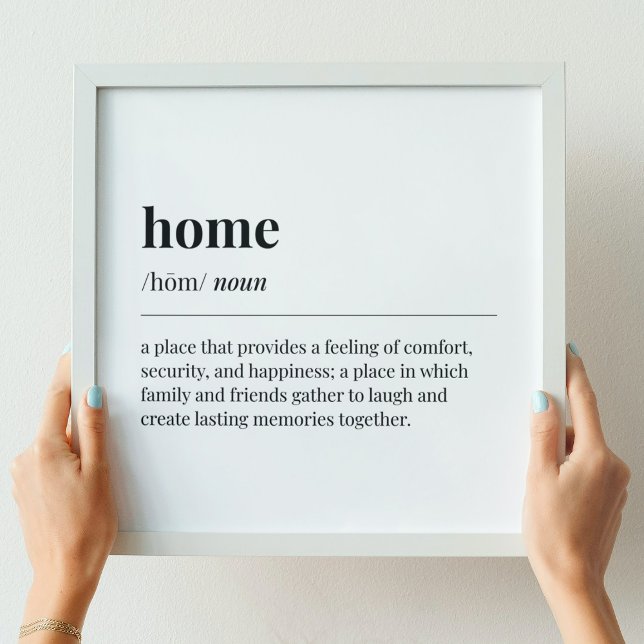 Home Definition Poster (Creator Uploaded)