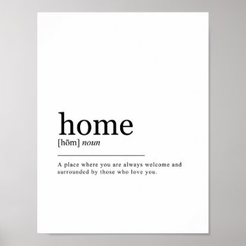 Home Definition Print by BlackOwlDesign at Zazzle