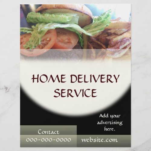 HOME DELIVERY SERVICE Create Your Own Job Flyer