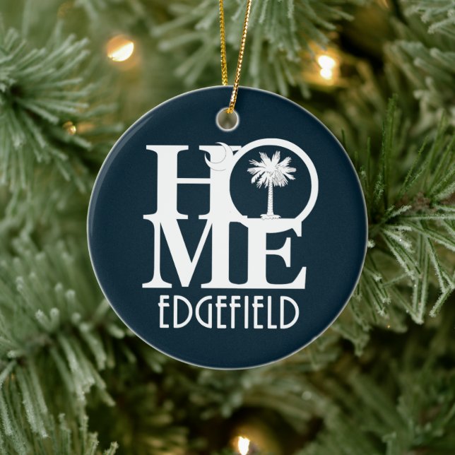 HOME Edgefield, South Carolina Ceramic Ornament (Tree)
