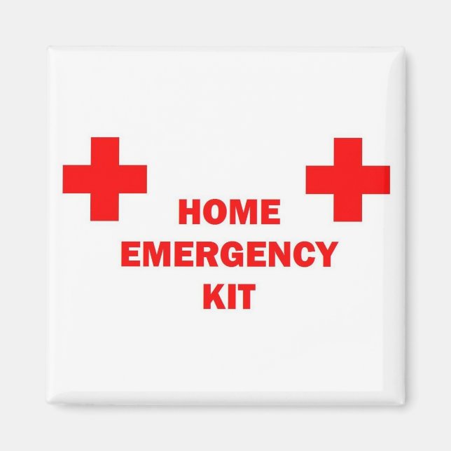 Home Emergency Kit Magnet (Front)
