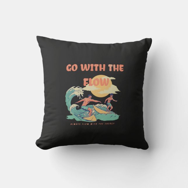 Home Energy Flow Lessons Learn Throw Pillow  (Front)
