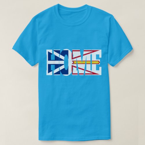 Home Flag on Dark Shirt Newfoundland