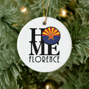 HOME Florence Arizona Ceramic Ornament