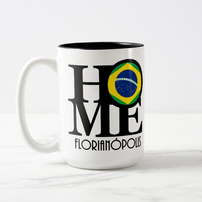 HOME Florianópolis Two-Tone Coffee Mug (Left)