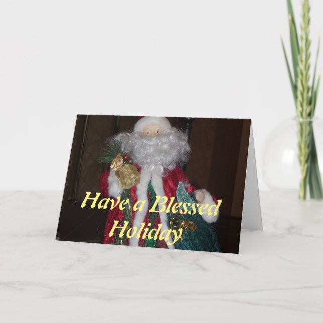 Home For Christmas Greeting Horizontal Template (Front)
