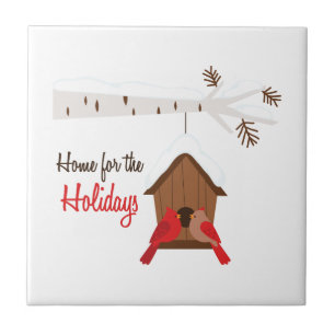 Home For Holidays Ceramic Tile